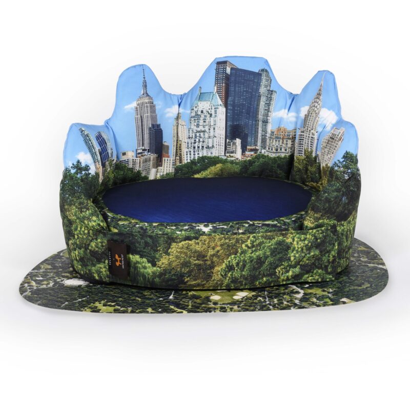 Seletti - Set Morbida Cuccia e tappetino sottocuccia "New York"