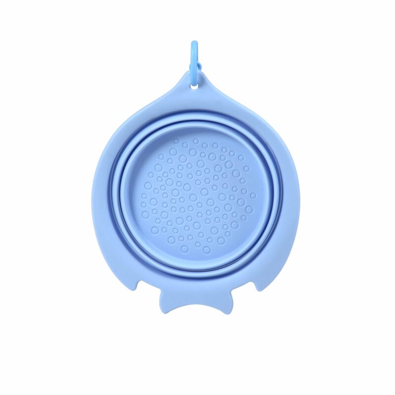 Ciotola da viaggio Fish in silicone per cani taglia grande