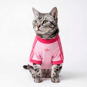 KY8729_3_HARDWARE_Photography_LocalMarketing View 6_grey t-shirt adidas per cane gatto